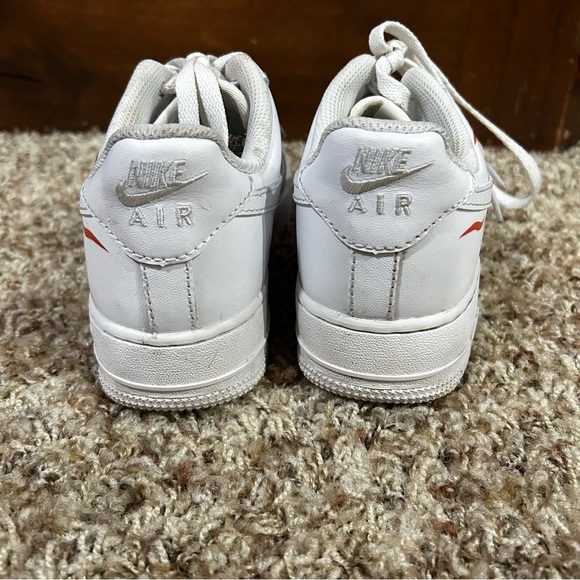 Nike Air Force 1 Women’s Size 7.5 Custom Flame Preowned 315115-112 - Picture 3 of 10